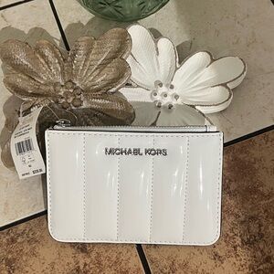 Michael Kors Jet Set Small Patent Card Holder and Coin Purse